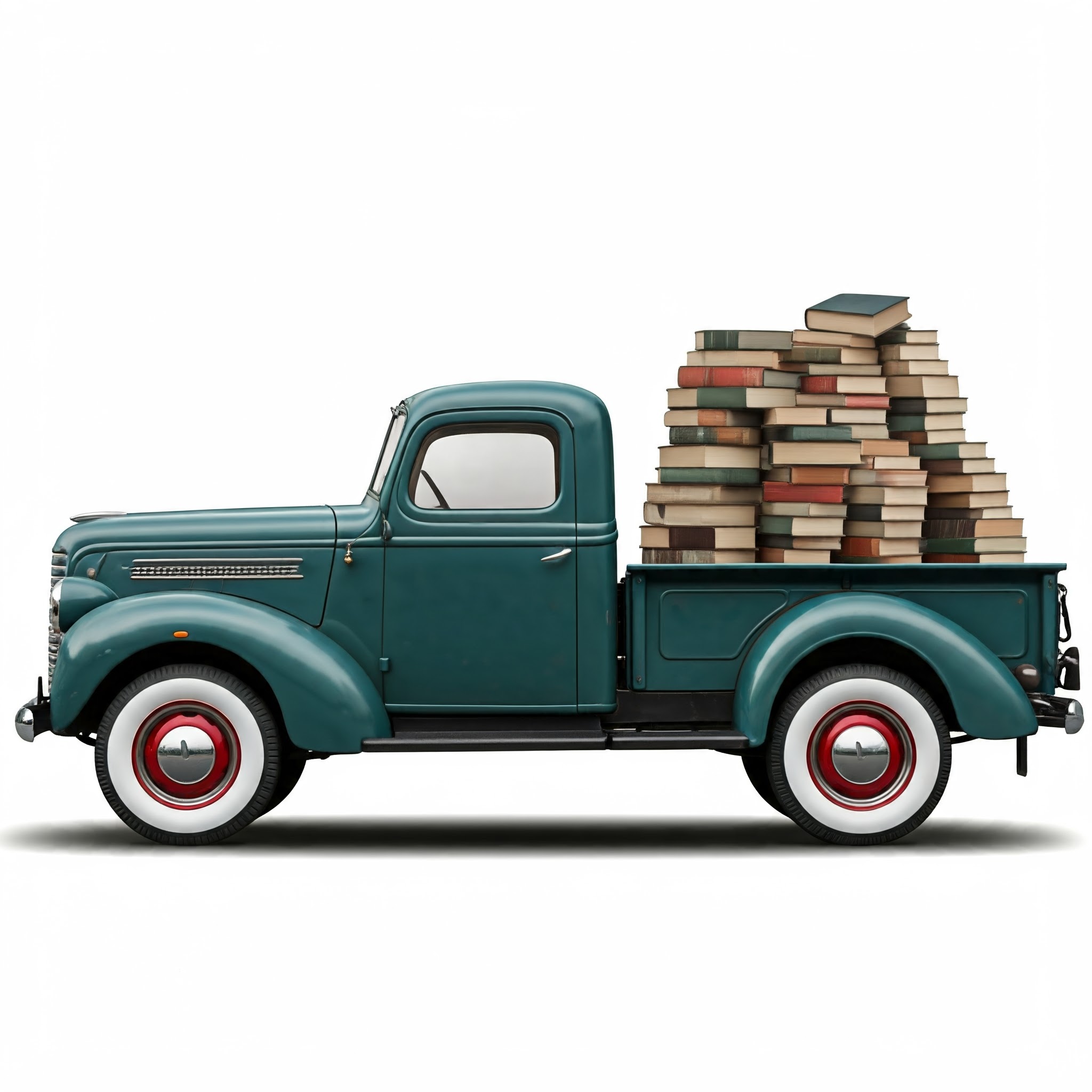 Free Book Rescue pickup truck logo